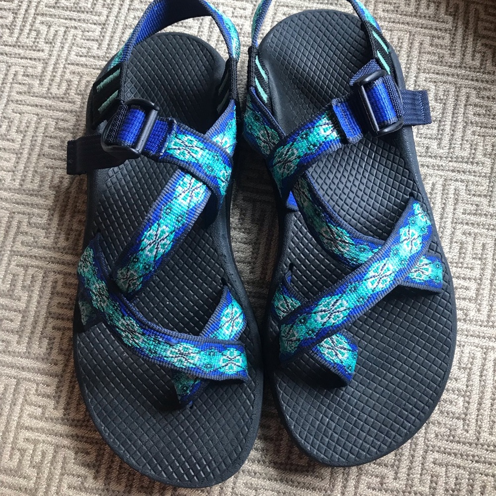 Chaco Laced Aqua Z/Cloud 2 Chacos Size 8 Sandals